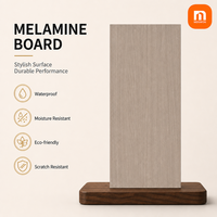 Panneau MDF mélaminé personnalisé, surface plane, résistant à l'humidité, résistant à l'usure, faible entretien, insonorisant pour panneau mural