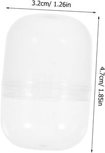 Offre Spéciale – Lot de 100 Bocaux Transparents en PET avec Bouchon à Vis, Qualité Alimentaire, pour Bonbons, Gelées, Sucreries, Snacks, Grains Divers, Thé, Pâte à Modeler - Product Image 2