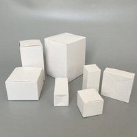 Boîte d'emballage en papier enduit blanc 350g/m2 pour produits électroniques, produits de soins des pieds, câble de données USB, cadeau de Promotion