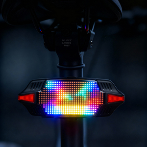 Feu arrière <span class=keywords><strong>de</strong></span> vélo LED Guardian avec capteur <span class=keywords><strong>de</strong></span> freinage <span class=keywords><strong>automatique</strong></span> et animation par application pour une sécurité accrue en conduite nocturne - Product Image 3