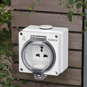 IGERCN marque meilleure vente IG66-U IP66 interrupteur de prise murale résistant aux intempéries 240V 13Afor jardin et salle de bain avec CE,<span class=keywords><strong>EESS</strong></span>,GCC - Product Image 1