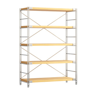 Étagère de rangement multi-niveaux de style japonais, 3 niveaux, durable, pour l'organisation de la maison et du salon - Product Image 5