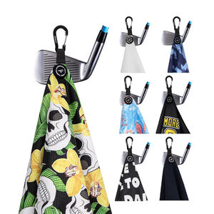 Serviette de golf en microfibre gaufrée sur mesure avec aimant – Serviettes de golf premium personnalisées avec aimant - Product Image 2