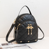 Meistverkaufter Mädchen- und Damen-Freizeitrucksack mit Schwanenanhänger Sommerkleid Doppeltes PU-Leder Polyester-Futter Wasserabweisend Reißverschluss Weich