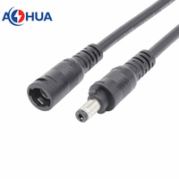 Driver de lampe à LED 12V 24V DC connecteur d'alimentation avec câble 20/22/24 AWG verrouillage rapide 5.5*2.1mm mâle à femelle Jack
