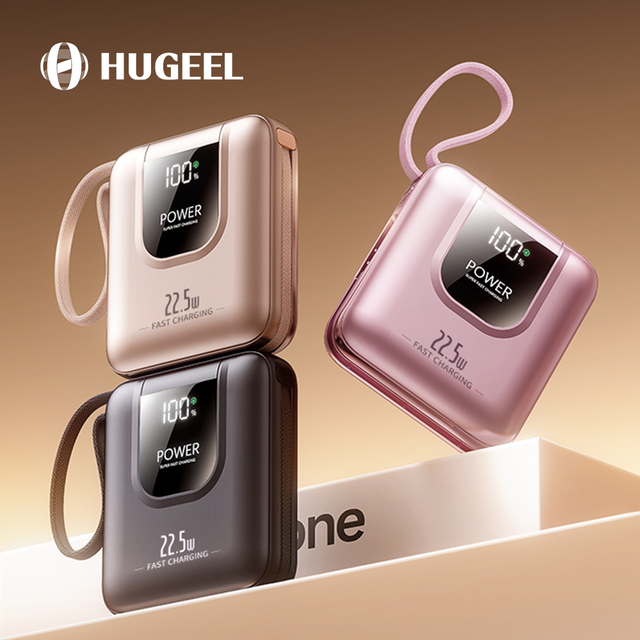 Factory Price PD20W 18W 10000mAh 20000mAh Portable Power Bank Fast Charging Digital Display USB Type C Cables Phone