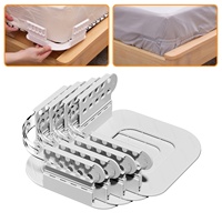 Clip de fixation de drap de lit en plastique sans aiguille, conception sécurisée, facile à nettoyer, pour les ventes e-commerce transfrontalières