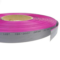 28AWG 7/0. 127TS PVC בידוד 1.27mm awm 2651 28 awg 14 פין IDC סרט שטוח כבל 105 תואר 300V