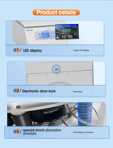 เครื่องหมุนเหวี่ยงแบบตั้งโต๊ะความเร็วต่ำ TD6M 6000 รอบต่อนาที โรเตอร์แบบมุมคงที่ - Product Image 3