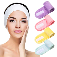 Bandeau ajustable personnalisé pour maquillage, yoga, bain, douche, soins du visage, spa pour femmes
