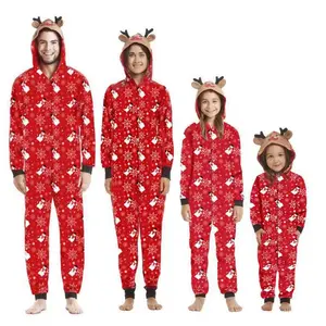 KKVVSS XX0059 beautiful Christmas for family matching clothes kid lingerie nightwear large size