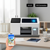 Impresora UV Plana A4 con Escaneo Móvil de Códigos QR, Impresión en Línea, Pantalla Táctil, PC, Impresión Inteligente con IA para Pequeñas Empresas