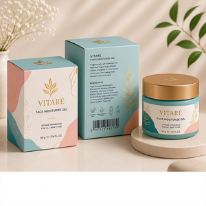 กล่องกระดาษแบบกำหนดเองสำหรับเจลบำรุงผิว - Product Image 1