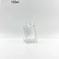 Pot en verre unique avec bouchon à vis noir et or pour aliments, personnalisation du logo, taille 150 ml, 360 ml