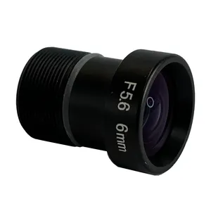 Zhongwei 1% Distortion 100mm MOD Machine Vision F5.6 1/3" Image Format 6MP Resolution M12 Mount EFL 6mm Lens