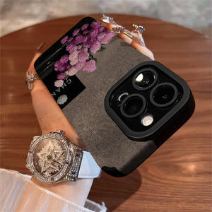 เคสโทรศัพท์สีชมพู-ม่วงลายดอกกุหลาบสำหรับฤดูใบไม้ร่วงและฤดูหนาว เหมาะสำหรับ iPhone 17 Pro ป้องกันการกระแทกสำหรับเคส 16 Pro Max พร้อมช่องเจาะที่แม่นยำ - Product Image 3