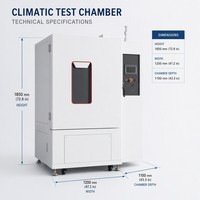 Cámara de Prueba de Temperatura y Humedad Constantes Profesional, Color Blanco Marfil, para Análisis de Confiabilidad en Laboratorio, Proveedor Mayorista de Fábrica