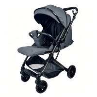 Usine de poussettes pour bébés OEM personnalisées fournissant des poussettes pour bébés été-automne, poussettes pliables d'une seule main