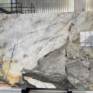 Dalles de quartzite exotique Cristallo Victoria Gold de luxe à <span class=keywords><strong>prix</strong></span> avantageux pour les murs décoratifs, les tables et les plans de toilette des grands hôtels - Product Image 5