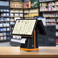 Offre Spéciale de point de vente de 15.6 pouces ensemble complet facturation caisse enregistreuse restaurant de détail intelligent paiement électronique Machen tout en un système de point de vente