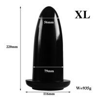 Grand et Petit Ensemble de Quatre Pièces d'Expanders Anaux Portables, Jouets Sexuels pour Adultes, Stimulateur et Masseur Anal, Jouet Homme-Femme