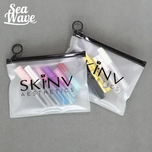 Cosmetic Plastic Bag High Quality PVC Transparent Plastic Cosmetic Toiletry Makeup Bag Pouch