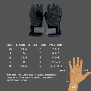 Gant de plongée en néoprène personnalisé de bonne qualité, doux, confortable, antidérapant, imperméable, avec sangle de poignet réglable et fermeture auto-agrippante - Product Image 6