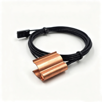 Thermistance NTC 5k 10k 100K, capteur de température à clip pour tuyau de 9 mm, sonde de type clip en laiton, thermistance numérique DS18B20 NTC 10K pour tuyau