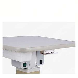 Table ophtalmique motorisée robuste avec système de levage électrique fluide et roulettes verrouillables pour équipement d'examen oculaire - Product Image 3