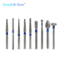 Greatlife Dent Instruments Dentaires : Fraises Diamantées Autoclavables 135°C Certifiées CE pour Pièce à Main Haute Vitesse de Restauration Orale