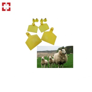 Étiquette RFID UHF longue portée 860-960 MHz pour bovins, caprins, vaches - Vanch VT-100A Mini PVC étanche personnalisable jaune pour animaux de ferme - Product Image 6