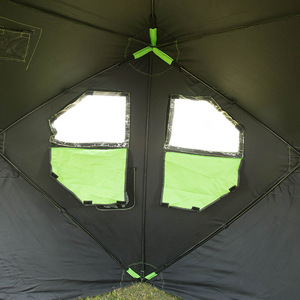 Carpa de Pesca en Hielo con Postes de Aleación de Aluminio, Ventana de TPU, Cierre SBS, Protección Solar, Impermeable, Resistente al Frío, Equipo de Pesca para Invierno - Product Image 1