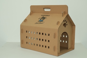 เตียงสัตว์เลี้ยงกระดาษลูกฟูกสำหรับแมวและสุนัข - Product Image 3