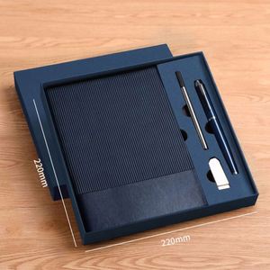 2024 Custom Luxury Promotional Corporate PP Hardcover A5 <b>Notebook</b> Gift <b>Set</b> Saddle Stitching Fabric Personalized Logo Business - Product Image 6