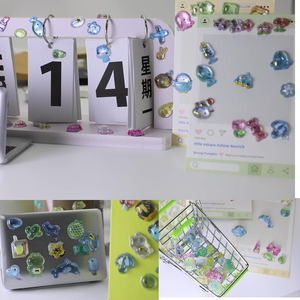 2026 Gran Venta Pegatinas 3D de Resina Personalizadas con Relieve, Impermeables, Ecológicas, a Todo Color, Decorativas para Fundas de Teléfono y Scrapbooking - Product Image 2