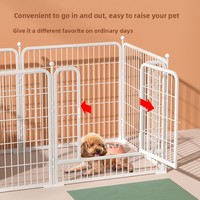 Parc pour animaux de compagnie détachable portable personnalisé en usine Clôture de maison pour animaux de compagnie pliable de sécurité pour chiens