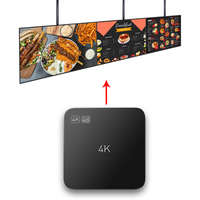 4K цифровая плата меню Мини-сеть digital signage media player с бесплатным CMS облачный сервис
