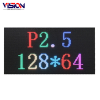 Módulo de Pantalla LED de Video Interior RGB P2.5 de Alta Definición, 320x160 mm, 128x64 Píxeles, Panel de Pantalla LED de Alto Brillo