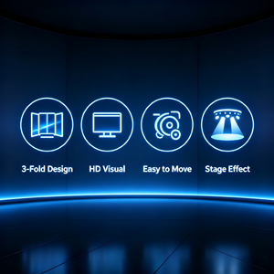 Écran LED d'intérieur P1.86 GOB, lecteur publicitaire mobile sur pied, affichage numérique à taux de rafraîchissement élevé avec système NOVA Tb40 - Product Image 5