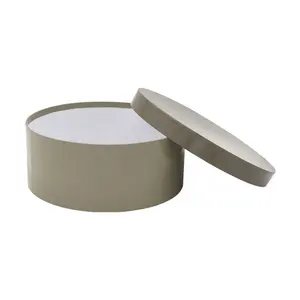 Practical Hot Sale Photo Frame Round Grey Board Paper Boxes Candle Cylinder Gift Box