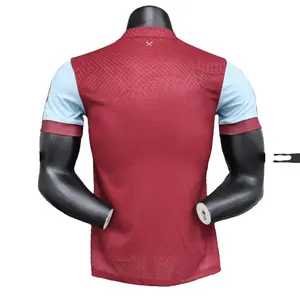 West Ham United Red Jersey Player Version Home Jersey Football Kit Man Soccer Wear High Quality Sportswear Wholesale