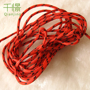 Cr003 Nhà Sản Xuất Cung Cấp 3Mm PP Sợi Bện Màu Đỏ Chấm Đen Vòng Vẽ Dây - Product Image 4