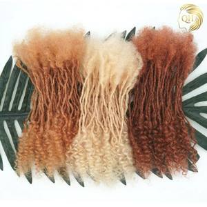 Dreadlocks Interlock Naturali con Spessore 0,2 cm, da 4 a 32 Pollici, 100% Capelli Umani, Micro Inter Curly Locs per Persone di Colore - Product Image 5