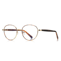 Gafas de moda para mujer con montura metálica 3182 para lentes ópticas, diseño de lujo, venta al por mayor de fábrica, alta calidad, con filtro de luz azul.