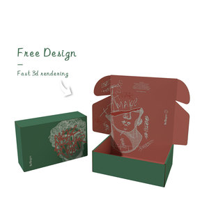 Tùy Chỉnh Phân Hủy Sinh Học Bao Bì Vận Chuyển Bưu Phẩm Hộp Sinh Thái Thân Thiện Với Món Quà Gửi Thư Bưu Phẩm Hộp Với Logo - Product Image 4