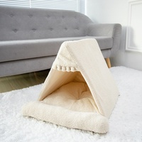 Pet Dog House Zwinger Falten Wasch bares Zelt Welpe Katzen bett Indoor Outdoor Home Spielen Hund Tipi Zubehör Haustier Bett