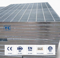 Idéal pour les centrales à onduleur solaire, notre plate-forme antidérapante utilise un caillebotis en acier galvanisé.