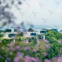 Casas chinoises Prefabricadas Villas Péniche Capsule Cabine Gonflable Petite Maison Maisons Préfabriquées