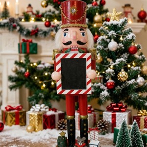 <b>Festival</b> Holiday Christmas House Artistic Wholesale Wood Toy <b>Gift</b> Collection Decorations Ornament Luxury Nutcracker Soldier - Product Image 1