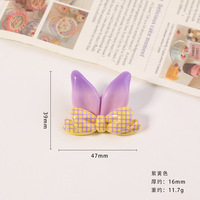 Breloques en résine d'oreille de lapin grands arcs pour bricolage coque de téléphone chaussures aimant de réfrigérateur